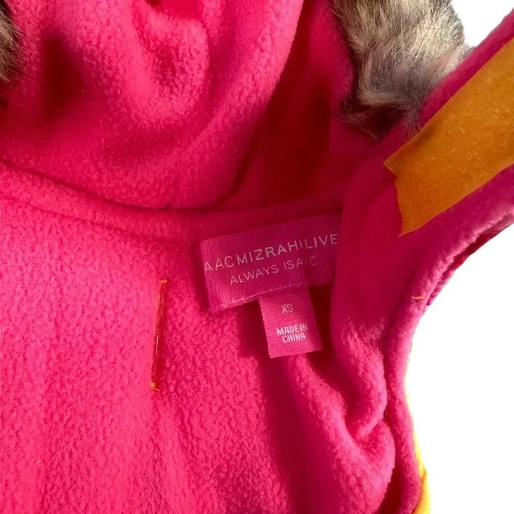 Isaac Mizrahi Floral Printed Dog Coat‎ Size XS